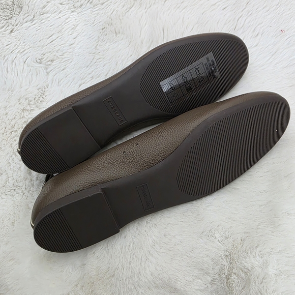 NEW Everlane The Day Glove Cocoa Brown Leather Ballet Flat 6.5 - Picture 9 of 13